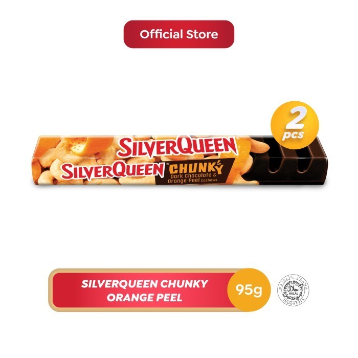 

Ready SilverQueen Chunky Orange Peel 95 g - 2 pcs