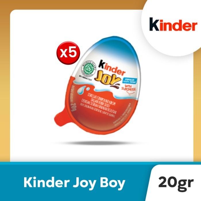 

Ready Kinder Joy (Boys) - Chocolate Crispy 20gr (5pcs)