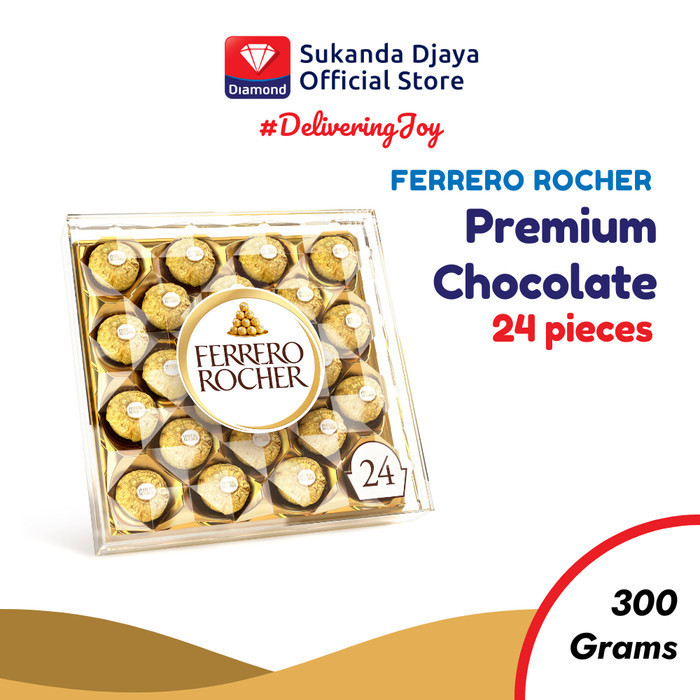 

Ready Ferrero Rocher Premium Chocolate (24 pcs) 300 g