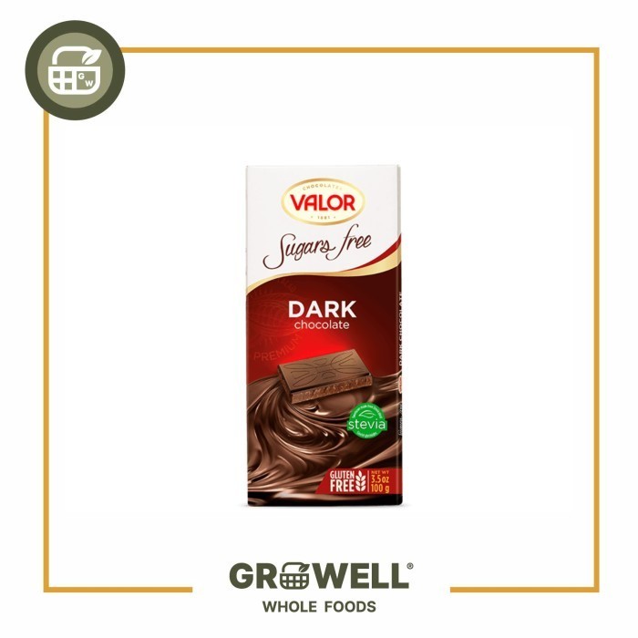 

Ready VALOR DARK CHOCOLATE SUGAR FREE 100G