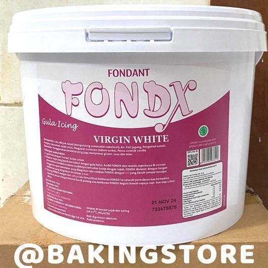 

Fondx Fondant Virgin White Vanilla 5 Kg Halal