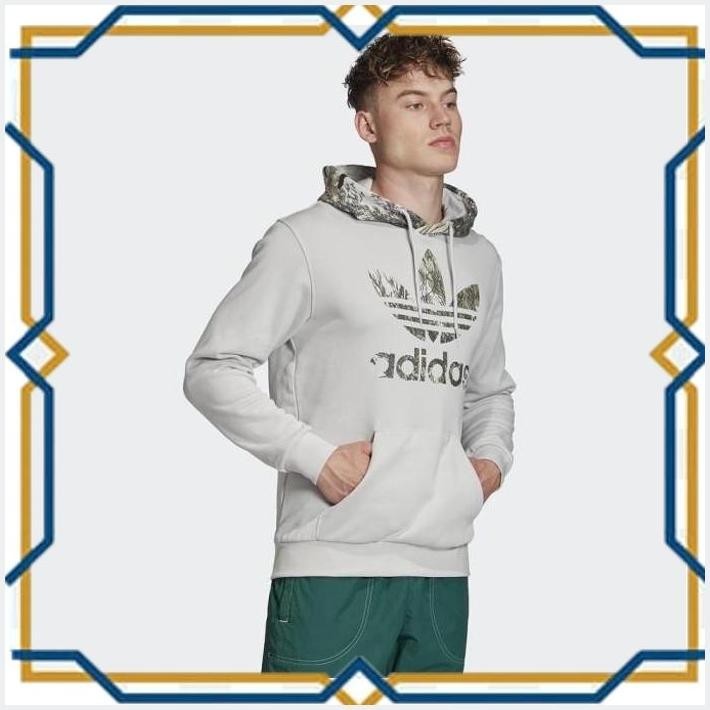 ADIDAS CAMO BLOCK HOODIE GREY ORIGINAL