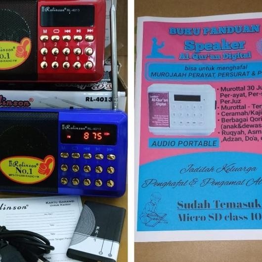 Speaker Al-Quran Murottal 30 Juz Speaker Rolinson