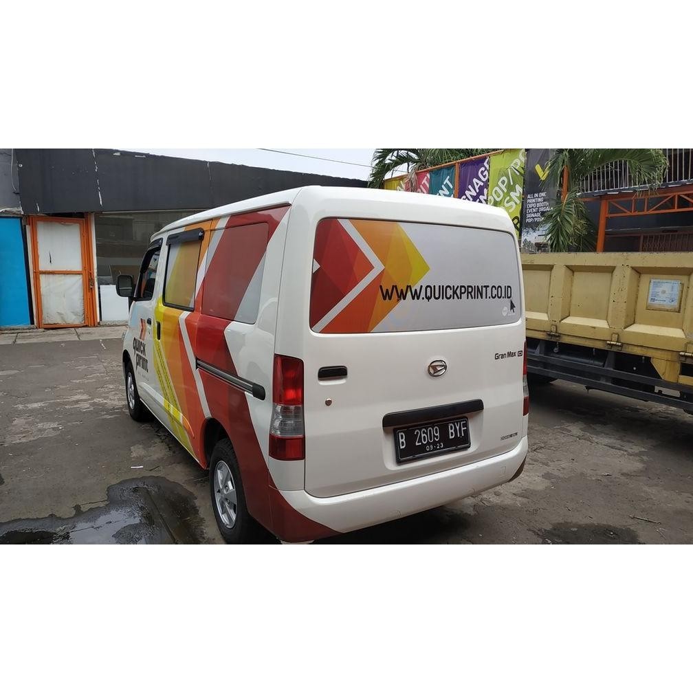 TGH Cetak Print Stiker One Way Kaca Mobil, Kantor, & Ruko Gratis Jasa Design TERLARIS