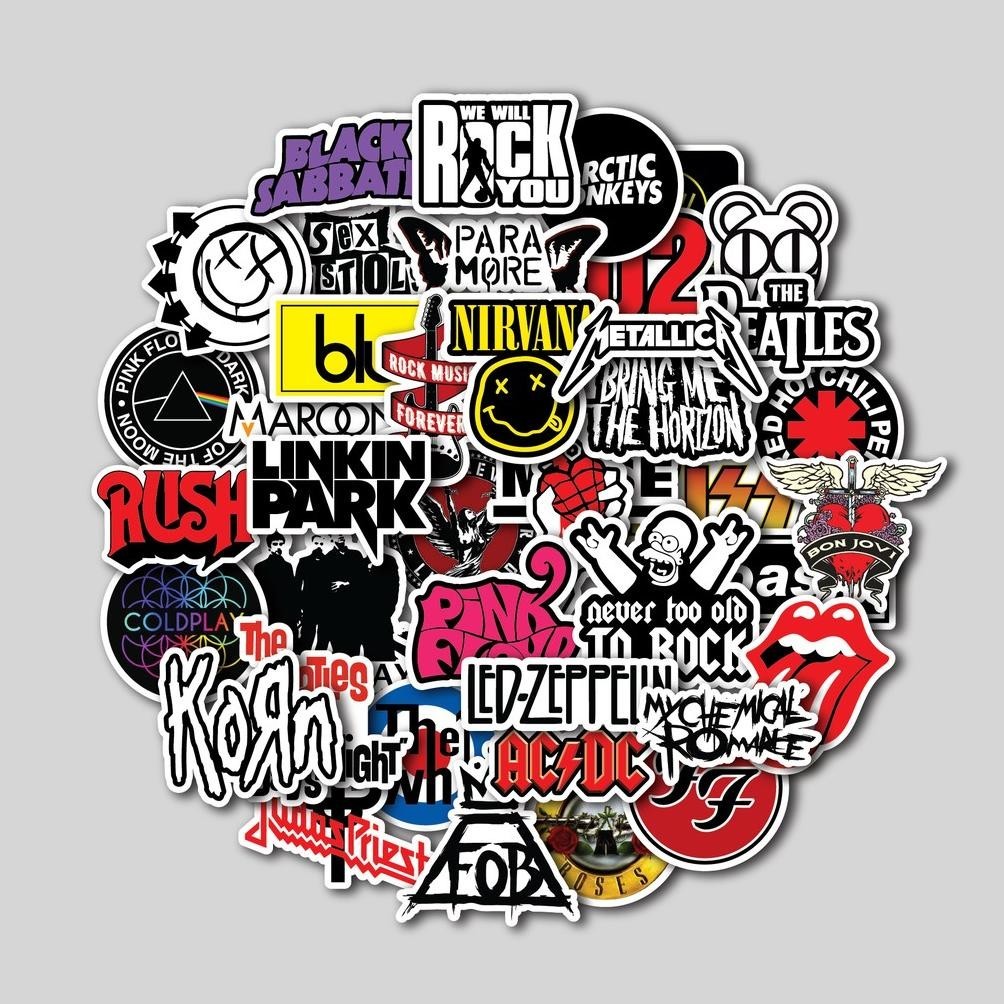 

TGH STICKER PACK ROCK BANDS | STICKER TUMBLR | STIKER LAPTOP KOPER HELM TERLARIS