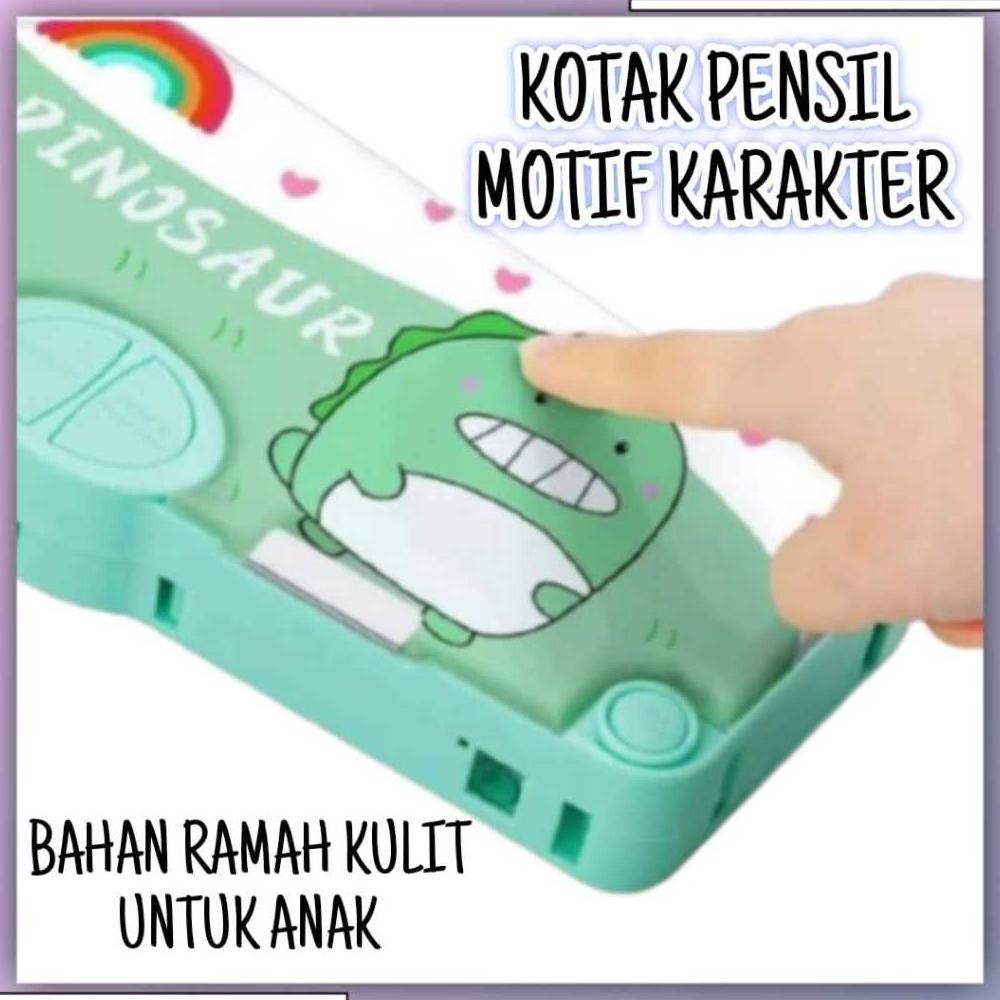 

Diskon Kotak Pensil Multifungsi Lengkap Peruncing Gunting Isolasi Penghapus, Penggaris, Tempat Pensil Cod