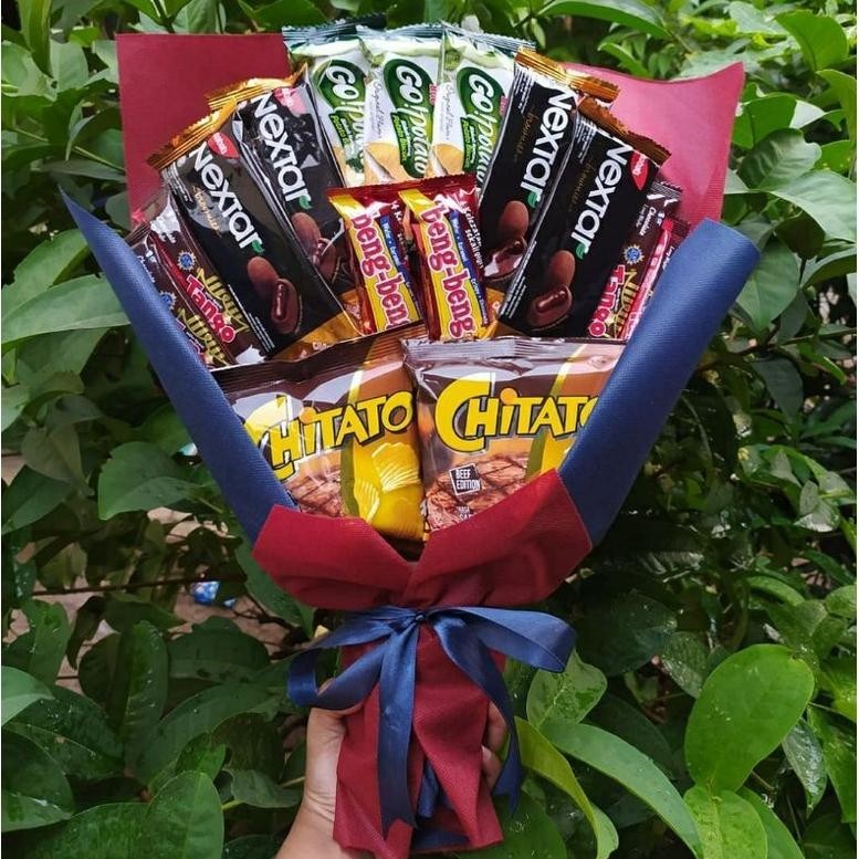 

Flashsale (S) Buket Snack Cowo Keren /Paket/Bingkisan Snack Ulang Tahun/Ultah/ Wisuda/Kado/Hadiah Viral