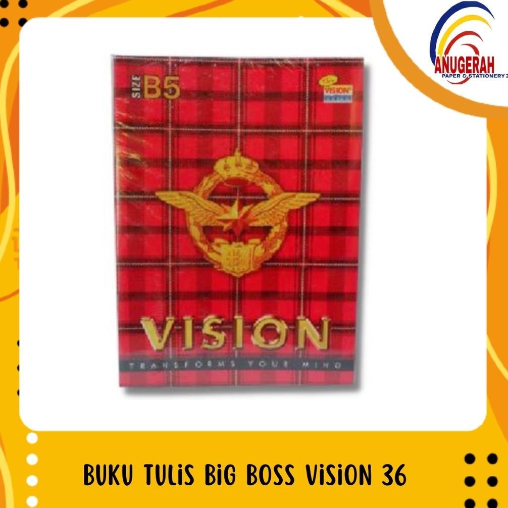 

Premium Buku Tulis Big Boss Vision 36 (Pak) Cod