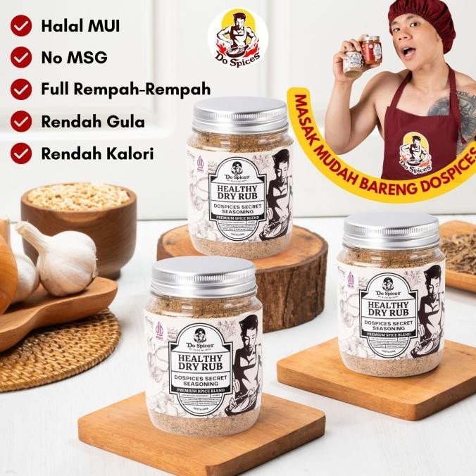 

Healthy Dry Rub Bumbu marinasi rendah kalori [Secret seasoning] OS17