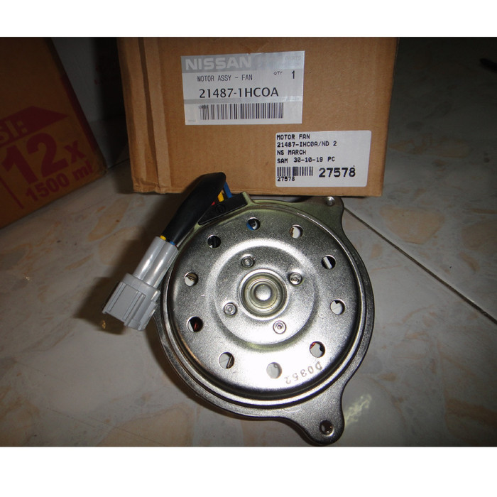 Motor Fan Nissan March Denso Star