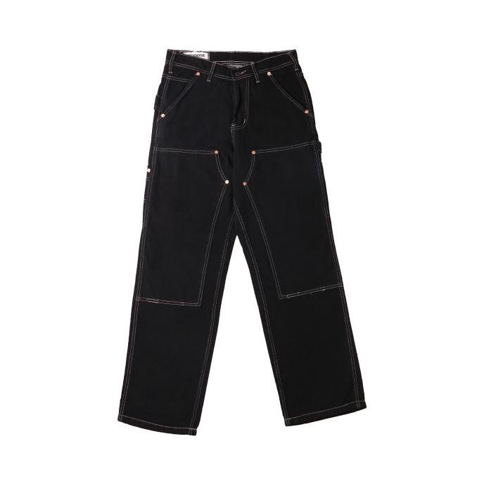 Augoose Double Knee Pants Black