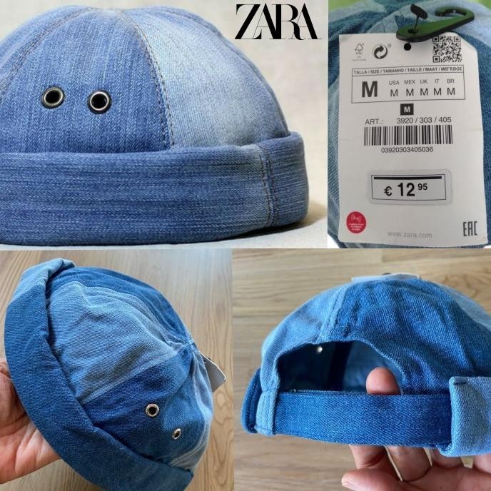 Topi Mikihat Pria(Size M) Zara New Original