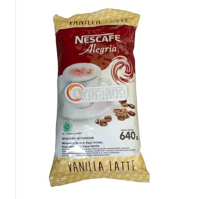 

Nescafe Vanilla Latte 640Gr Kopi