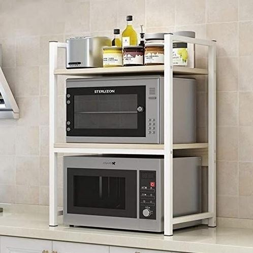 Rak serbaguna Rak dapur bisa untuk microwave - Rak Microwave Dan Oven