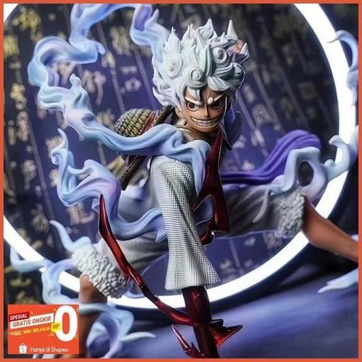 Terlaris One Piece Action Figure Luffy Gear 5 Sun God Nika Figure Monkey D Luffy Anime Pvc Koleksi A