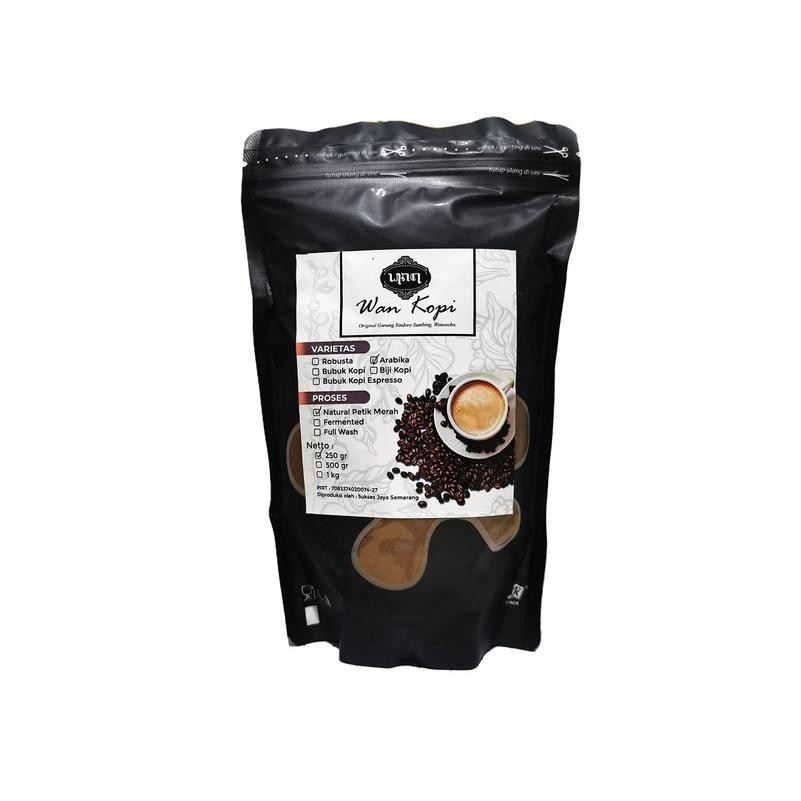 

Kopi Arabica Gunung Sindoro Wonosobo Jawa Tengah 250Gr