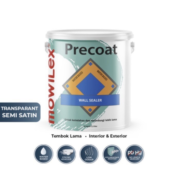 Mowilex Wall Sealer Tembok Precoat 2,5 L