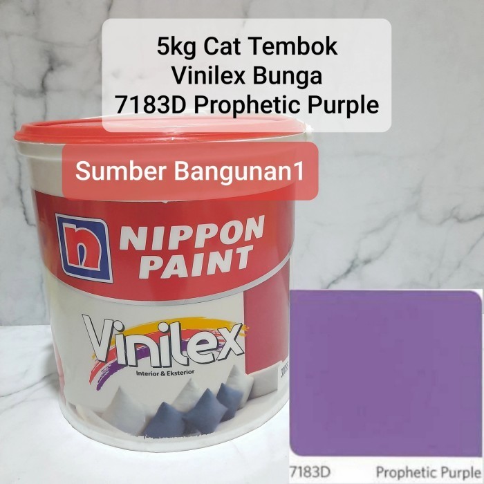 Cat Tembok 7183D Prophetic Purple Vinilex Bunga Lavender Ungu Dinding