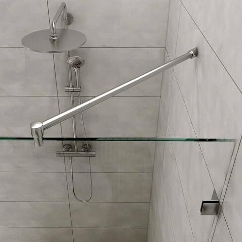 Connector Pipa Ke Kaca 19/25mm Konektor Braket Kaca / Tube To Glass