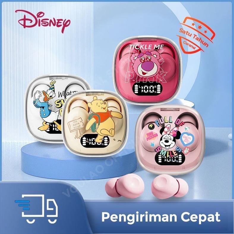 (NEW) 100% ORI Disney XD13 TWS True Wireless Bluetooth 5.3 Headset In-Ear Sleep Earphone Lucu Mini M