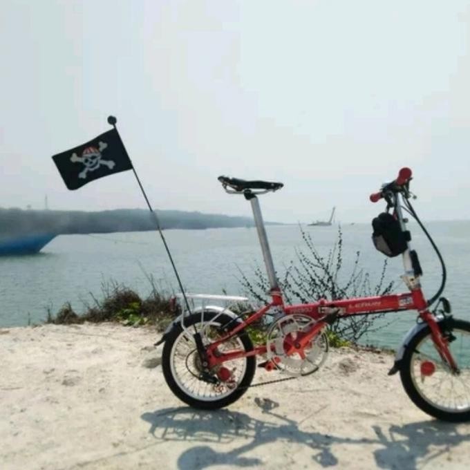 Bendera Sepeda Tiang Bendera Sepeda Touring Minion