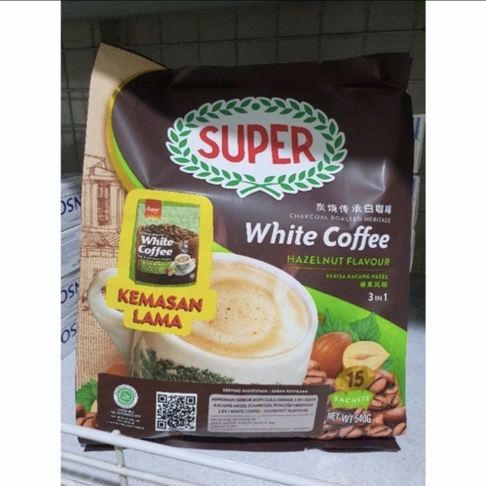 

Super White Coffee Roasted Hazelnut