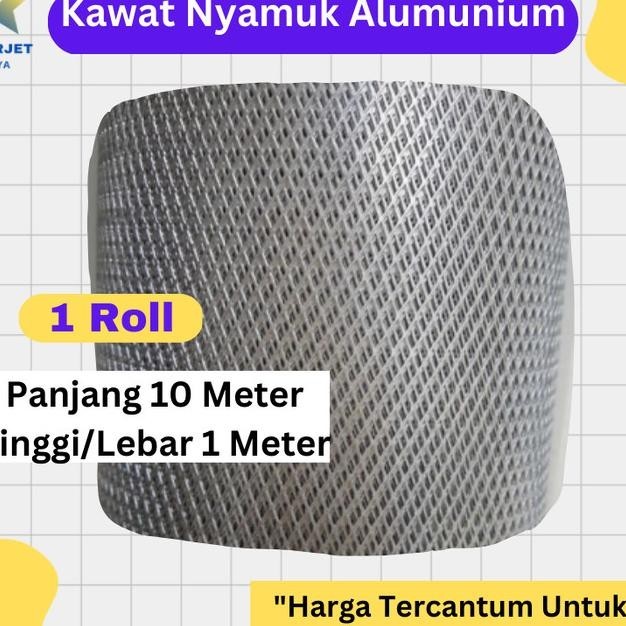 Ram Kawat Kasa Jaring Nyamuk Alumunium Anti Nyamuk Jendela Tebal 1 Rol