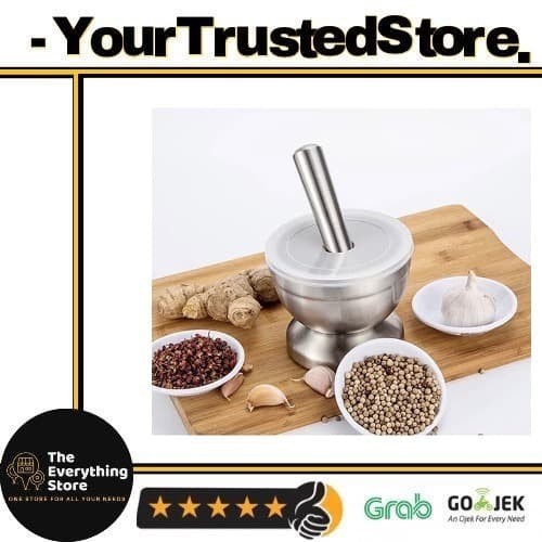 Dheao Cobix Kitchen / Cobek Stainless/Alat Tumbuk Stainless/Ulekan Lumpang
