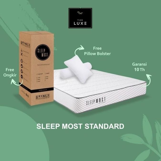 Kasur Spring bed In A box Sleepmost STD 90 Single The Luxe ,