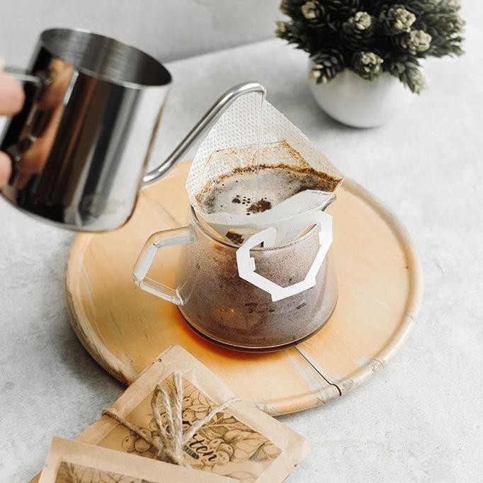 

Kopi Drip Coffee 10G Arabica Mandheling (4 Sachet) - Coffee