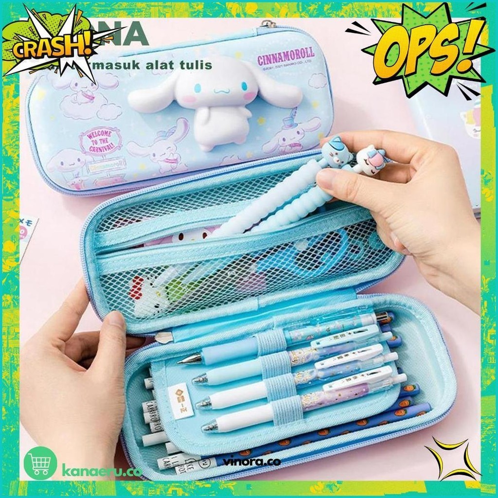 

(Krmi) Tempat Pensil Squishy Sanrio Tempat Alat Tulis Sanrio Pen Holder Sanrio