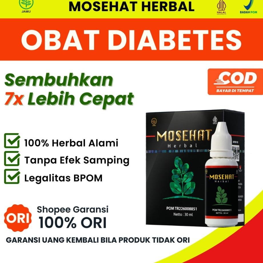 Mosehat Obat Diabetes Urun Gula Darah Paling Ampuh Kencing Manis