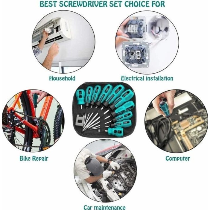 Screwdiver - Obeng Set Magnet / Obeng Set Reparasi / Mata Obeng Skrup