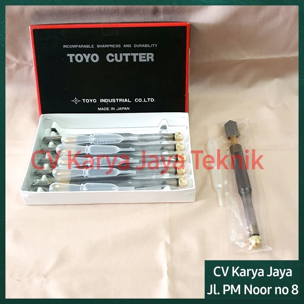 

READY >> PEMOTONG KACA TOYO TC-90 / GLASS CUTTER PISAU POTONG KACA