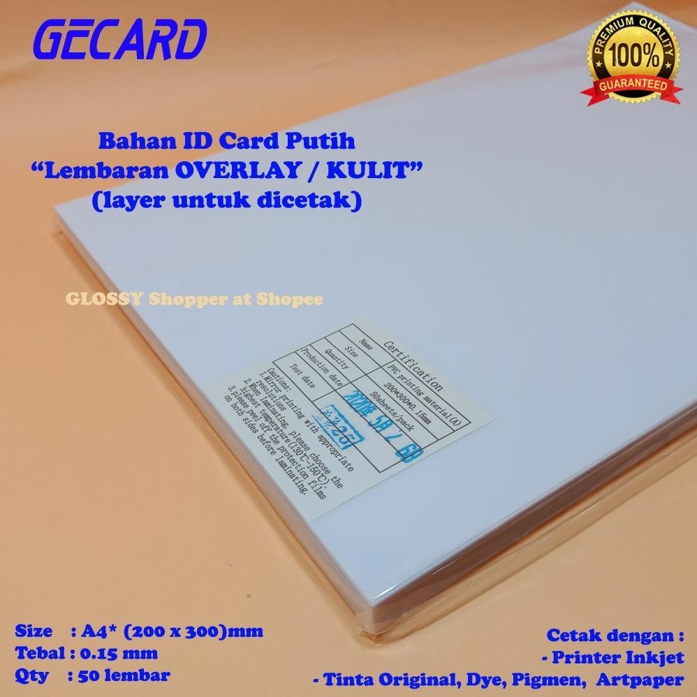 

BACK TO SCHOOL BAHAN PVC ID CARD - OVERLAY NYA SAJA - LEMBARAN UNTUK DICETAK