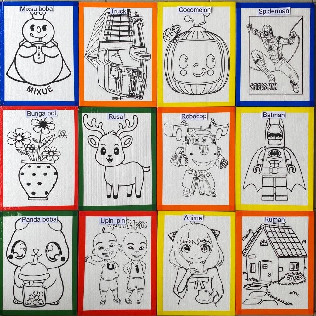 

BACK TO SCHOOL PAKET 100 STYROFOAM LUKIS UKURAN 30X40 LIST LAKBAN / STEROFOAM / GABUS MELUKIS / MEWARNAI STEROPOM / TERMURAH / GROSIR GABUS / STYROFOAM LUKIS