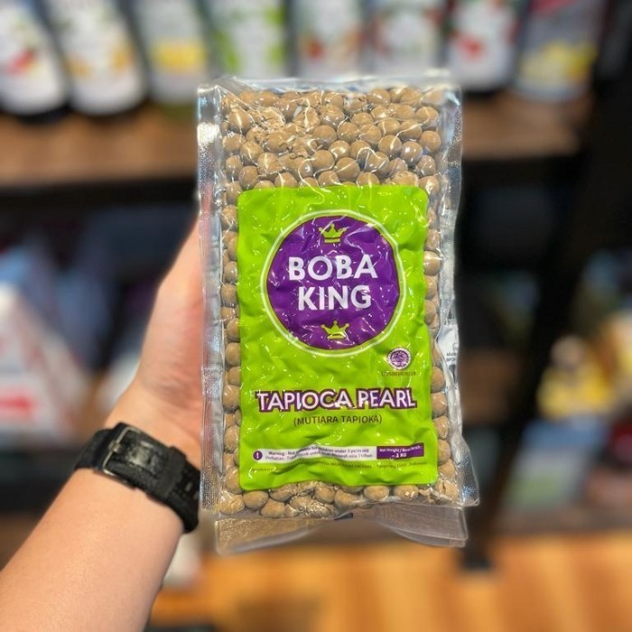 

Boba King Tapioca Pearl Tapioka Mutiara 1Kg