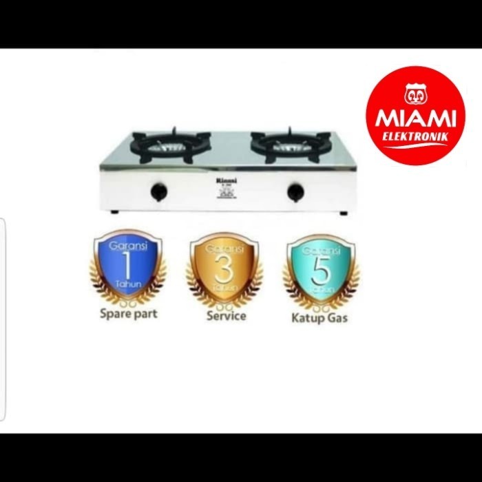 Kompor Gas Rinnai 2 Tungku Besi Cor Ri2Rspn / Kompor Rinnai Ri 2Rspn