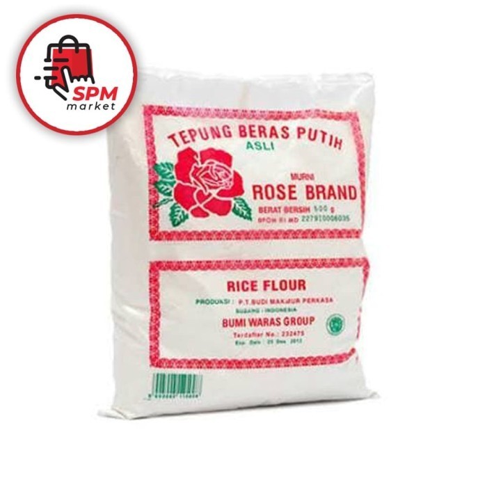 

Tepung Beras Rosebrand 500 Gr (Dus Isi 20 Pcs) Grosir