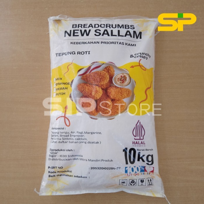 

New Sallam Tepung Roti / Tepung Panir / Bread Crumbs (X) 10Kg