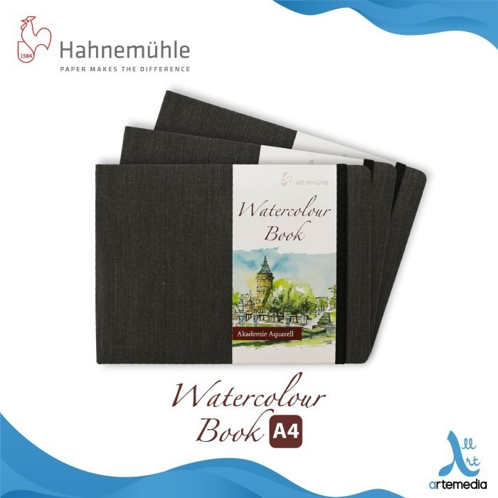 

Hahnemuhle Watercolour ok A4 Landscape - Alat Lukis - Buku Cat Air