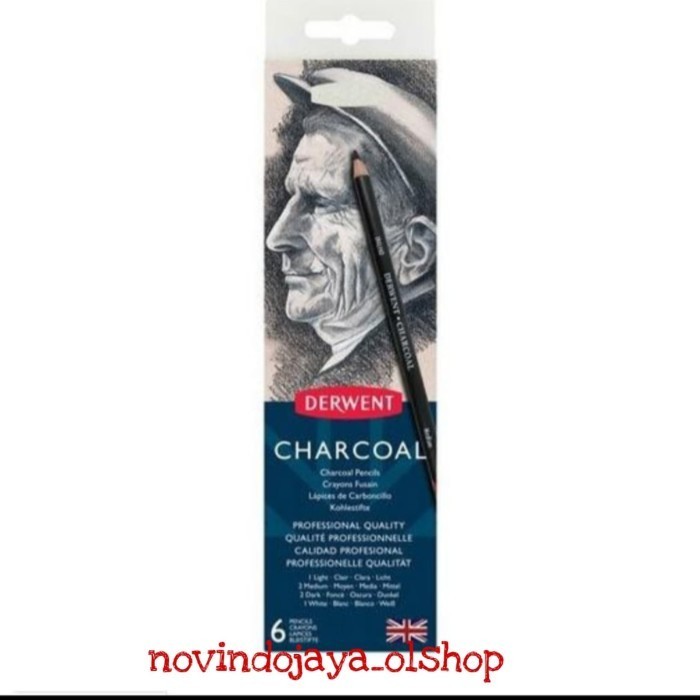 

Derwent Charcoal Pencils Set 6 Tin