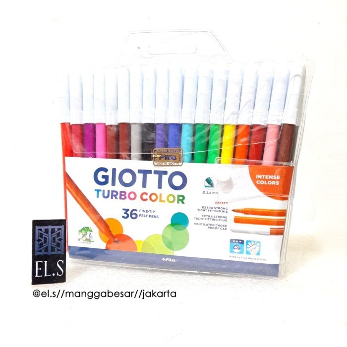 

Giotto Tur Color Set 36 Warna Spidol