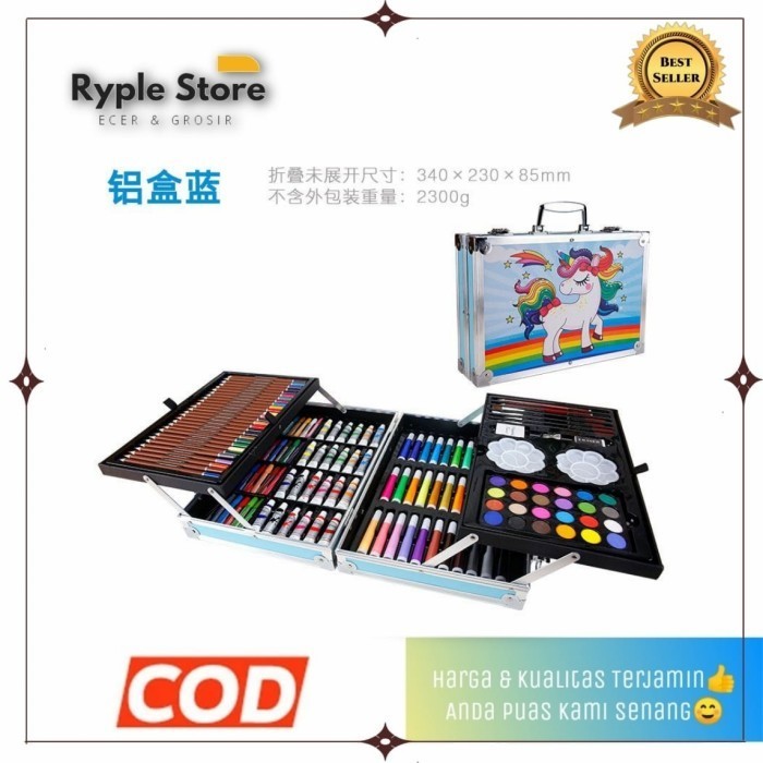 

Crayon 145 Pcs Art Set Dr Koper Besi Gulali ok Krayon