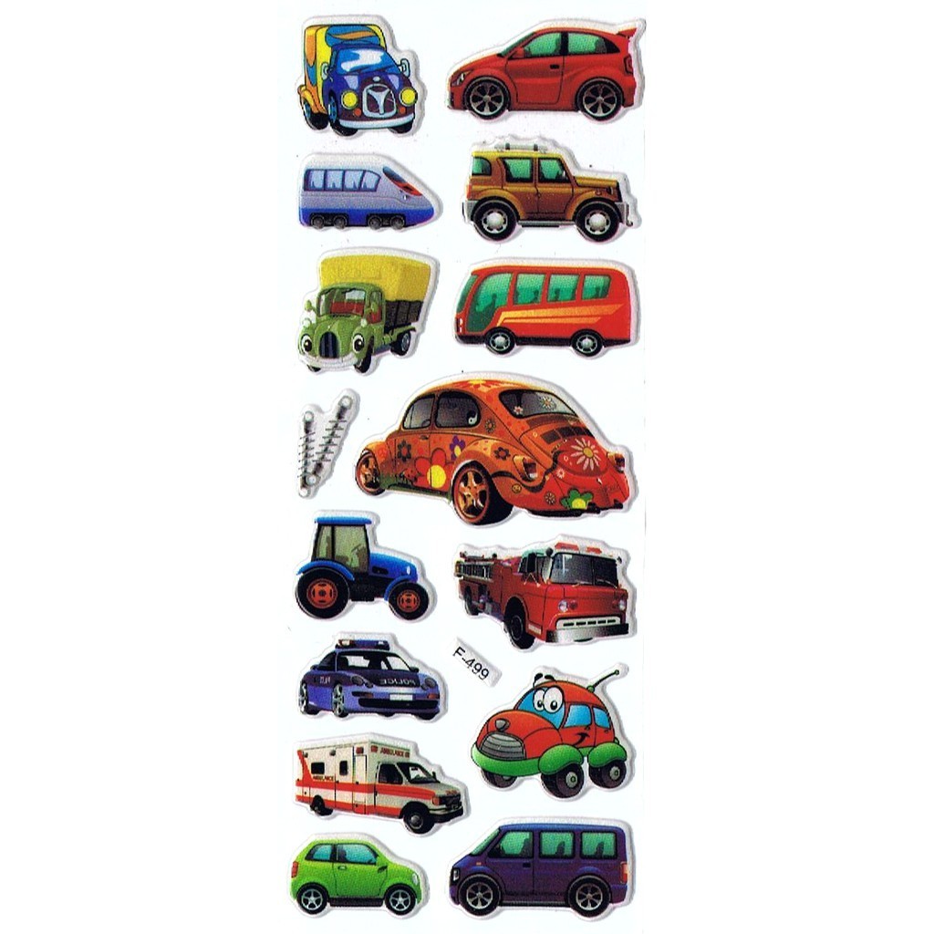 

SK485 Stiker Sticker Timbul Set Strip Aneka Gambar Kartun Kendaraan