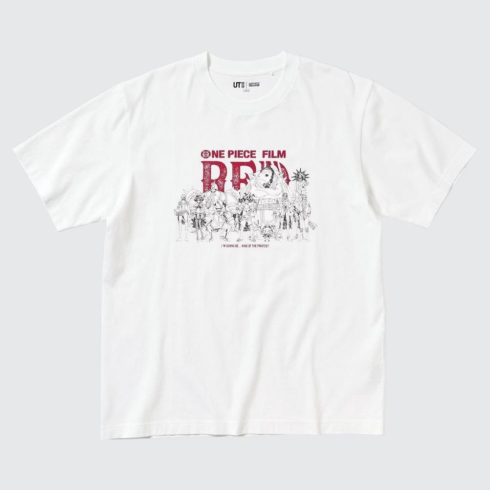 Terlaris Kaos V4 Uniqlo X One Piece Film Red (Ut) Manga Original Kaos Anime Uniqlo X One Piece 2021 
