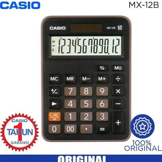 

CASIO CALCULATOR MX-12 B