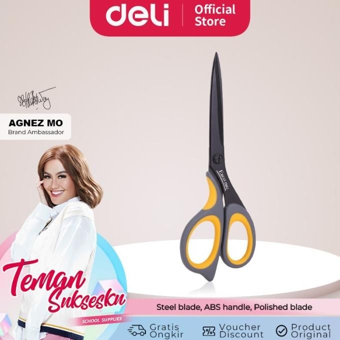 

Deli Teflon Scissors/Gunting Teflon 210mm Anti Lengket E77757