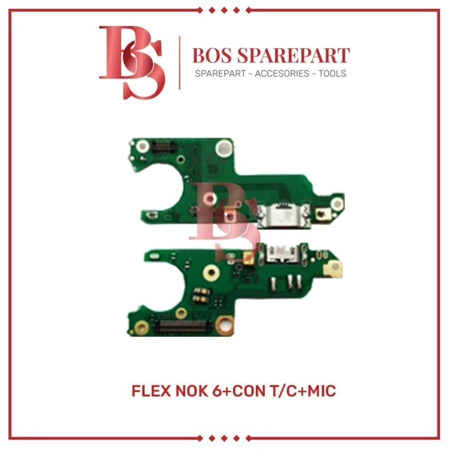 FLEXIBEL NOKIA 6 / CONNECTOR CHARGER MIC