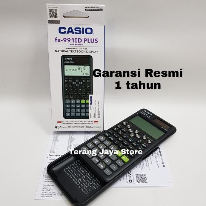 

Kalkulator Scientific Casio FX-991 ID Plus 2nd Edition Casio FX991 ID